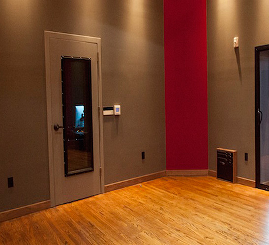 sound studio doors